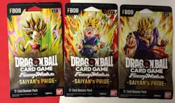 Bandai Dragon Ball Super Card Saiyan's Pride Booster Pack Lot 3 12 Cards - Image 1
