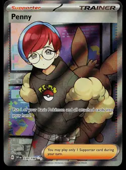 Pokemon Card - Penny Scarlet & Violet Base Set 239/198 Ultra Rare - Image 1