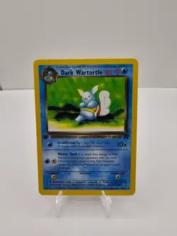 Dark Wartortle 46/82 - Team Rocket - 1st Edition - NM FREE WARTOTLE CARD INCUDED - Image 1