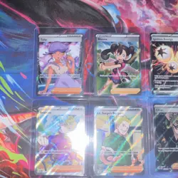 Pokemon TCG Trainer Supporter Full Art Holo Card Lot Tulip Shauna Lt. Surge Lot - Image 2