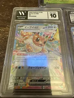 Pokemon CGC WCG Graded Lot of 9 Slabs Cards Eevee & Evolutions Pristine, Umbreon - Image 4