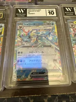 Pokemon CGC WCG Graded Lot of 9 Slabs Cards Eevee & Evolutions Pristine, Umbreon - Image 5
