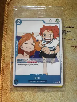 One Piece Promo Card P-096 Girl Nami Sealed Promo - Image 1