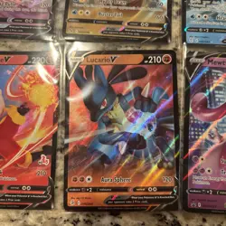 15 V Pokemon Cards Near Mint Condition Lot - Image 5