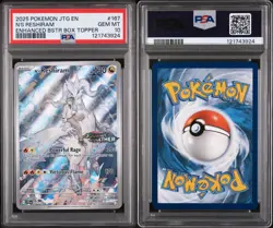 Pokemon N's Reshiram STAMPED Promo Card 167/159 PSA 10 Journey Together - Image 1