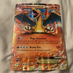 Pokemon Charizard EX XY17 JUMBO Holo Oversized Promo Card - Image 1