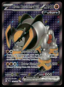 Pokemon Cards Iron Boulder ex 192/162 Temporal Forces Ultra Rare NM *2 - Image 1