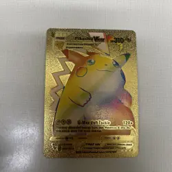 Gold - Pikachu Vmax - Rainbow - Fan Art Card 044/185 - Image 1
