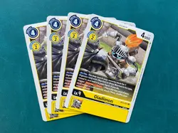 Gladimon BT5-037 Playset Battle of Omni Digimon Card Game x4 - Image 1