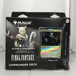 Magic The Gathering Final Fantasy Commander Deck Y'SHTOLA Scions DAMAGED BOX - Image 1