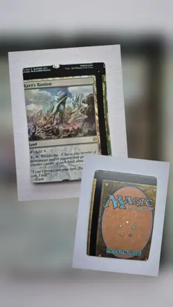 Karn's Bastion Rare Foil War of the Spark NFC Miscut MTG - Image 3