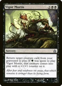 Vigor Mortis - Foil Ravnica: City of Guilds HP MTG - Image 1