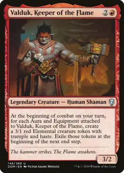 [MTG] Valduk, Keeper of the Flame (148) (DOM) LP-HP - Image 1