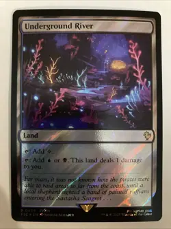 Underground River (Surge Foil) R MTG FF Collector Commander 0439 NM - Image 1