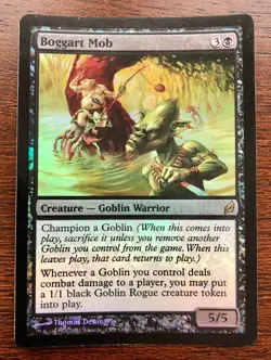 ✨ Boggart Mob FOIL ✨ Lorwyn MTG - Black Rare Creature - LP - Image 1