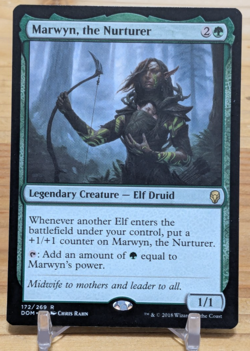 Marwyn, the Nurturer Dominaria Rare Magic The Gathering Elf Mtg - Image 1