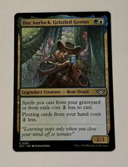 MTG Doc Aurlock, Grizzled Genius - Outlaws Of Thunder Junction LP - Image 1
