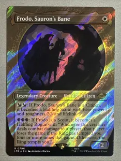 MTG / Frodo, Sauron's Bane / LTR / #796 / SURGE FOIL (Showcase) / Rare / NM - Image 1