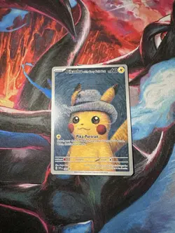 Pikachu with A Grey Felt Hat Promo Pokemon x Van Gogh #085 NM - Image 1