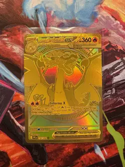 Pokemon Mega Charizard X EX Full Art Foil PFL Card 130/094 - Image 1