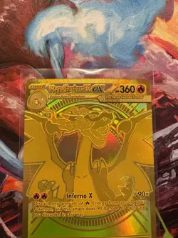 Pokemon Mega Charizard X EX Full Art Foil PFL Card 130/094 - Image 3