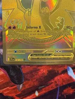 Pokemon Mega Charizard X EX Full Art Foil PFL Card 130/094 - Image 4