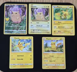 Lot of 10 Pikachu Pokemon Cards - Expedition - Celebrations - Pokemon - Image 1