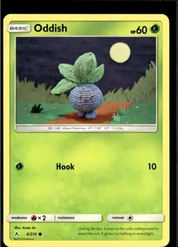 Pokemon Oddish 6/214 Unbroken Bonds Non Holo Common 2 Card Lot - Image 1