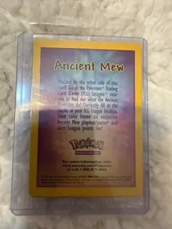 NEW! Pokemon TCG Ancient Mew Pokemon the Movie 2000 Promo Card NEW SEALED - Image 1