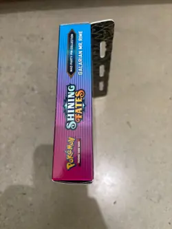 NEW Pokemon TCG Shining Fates Mad Party Pin Collection Galarian Mr Rime UNOPENED - Image 3