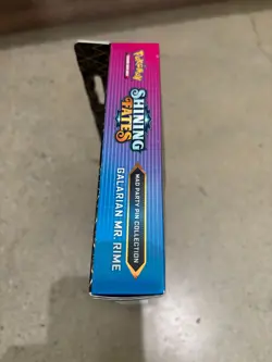 NEW Pokemon TCG Shining Fates Mad Party Pin Collection Galarian Mr Rime UNOPENED - Image 4