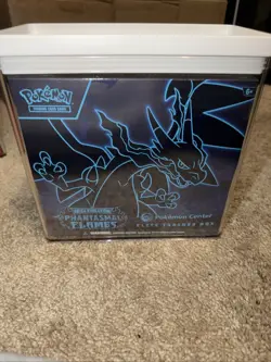Phantasmal Flames Pokemon Center Exclusive Elite Trainer Box ETB Sealed New - Image 1
