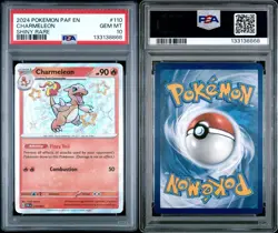 2024 POKEMON PALDEAN FATES SHINY RARE CHARMELEON PSA 10 #110 NEW CERT! 💎🔥 - Image 3