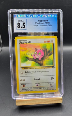 Pokemon Jigglypuff 1999 Jungle 54/64 CGC 8.5 - Image 1