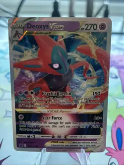 Pokemon Deoxys VSTAR TCG Sword & Shield SWSH268 Holo Promo Near Mint - Image 3