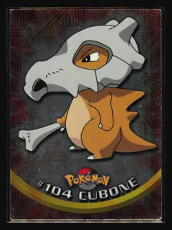 Cubone [Foil] #104 Pokemon 2000 Topps TV - Image 1