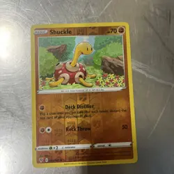 Shuckle 085/185 Swsh04: Vivid Voltage Reverse Holo Pokemon TCG - Image 1