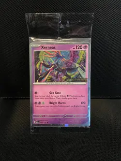 Pokemon Mega Evolution - Xerneas 064/132 - Stamped Promo - SEALED - Image 1
