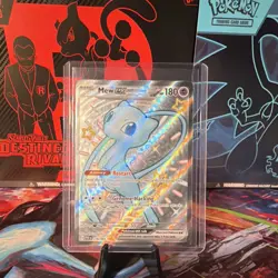 Pokemon Mew EX 216/091 SV: Paldean Fates Full Art Shiny Ultra Rare Holo 180 HP - Image 3