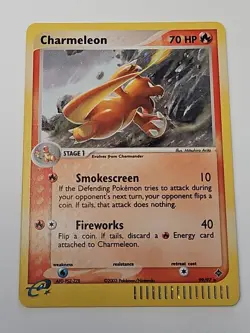 Pokemon Charmeleon (E-Series) 99/97 EX Dragon Holo NEAR MINT BIG SWIRL E Reader - Image 4