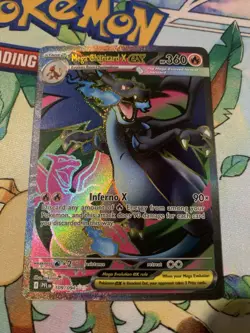 Pokemon TCG Phantasmal Flames Mega Charizard X EX Full Art 109/094 - Image 1