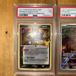 Pokemon TCG Greninja Gold Star SWSH144 25th Celebrations And Drowzee - Image 2