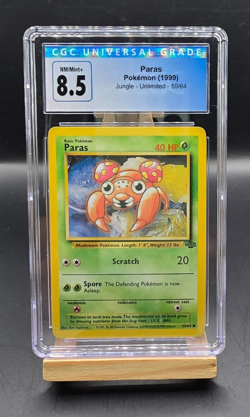 Pokemon Paras 1999 Jungle 59/64 CGC 8.5 - Image 1