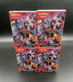 Destined Rivals Booster Bundle Pokemon Scarlet & Violet New Sealed Lot Of 4‼ - Image 1