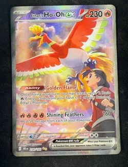 Ethan's Ho-Oh EX 230/182 SIR Destined Rivals Pokemon - Image 1