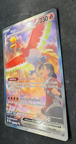 Ethan's Ho-Oh EX 230/182 SIR Destined Rivals Pokemon - Image 2