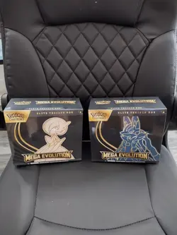 Pokemon TCG Mega Evolution Elite Trainer Box ETB Lot of 2 Lucario and Gardevoir - Image 1