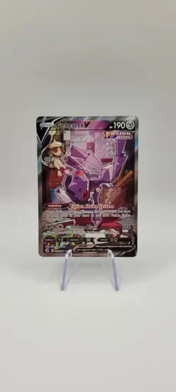 Pokemon TCG: Genesect V 255/264 - Ultra Rare(Alt Full Art)- Fusion Strike NM - Image 1