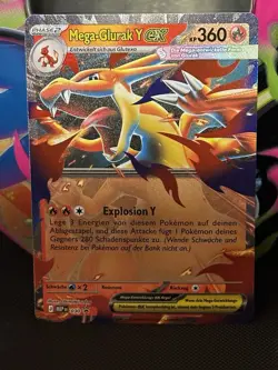 Mega Charizard EX Y 030/MEP-DE – Black Star Promo – M/NM Pokemon TCG Glurak - Image 1