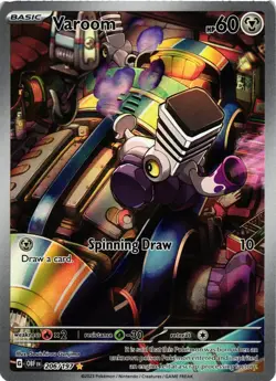 Pokemon TCG Varoom SV03: Obsidian Flames 206/197 Holo Illustration Rare VLP - Image 1
